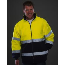 Chaqueta polar 2 colores Fluo