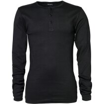 Camiseta manga larga ajustada d ehombre gruesa 240 gr personalizada negra Camiseta manga larga ajustada d ehombre gruesa 240 gr personalizada negra