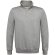 Sudadera con cremallera 1/4 Gris brezo