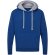 Sudadera unisex contrastada Azul oxford marl/marino