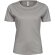 Camisetas de mujer 100% algodón fibra larga de manga corta