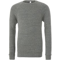 Sudadera triblend heather unisex Karawang cuello redondo