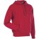 Sudadera con capucha unisex adulto personalizada roja