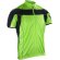 Camiseta de ciclista manga corta unisex 170 gr Verde paramedico/amarillo fluor