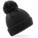 Gorro junior poliacrílico con pompón reflectante