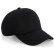 Gorra ecológica de 5 paneles Negro