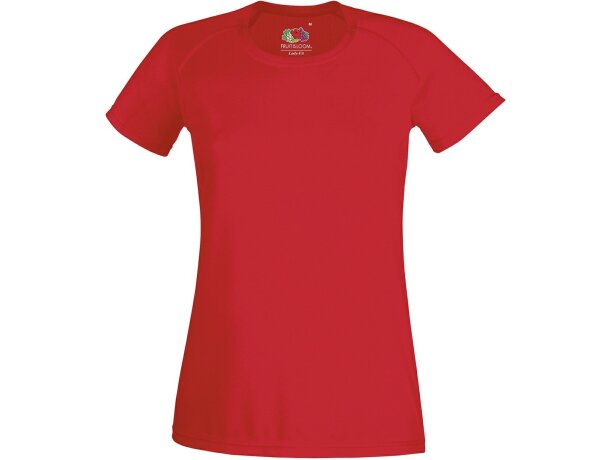 Camiseta Técnica Performance Fruit of the loom original roja