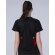 Camiseta manga corta de mujer técnica 135 gr Negro/rojo detalle 1