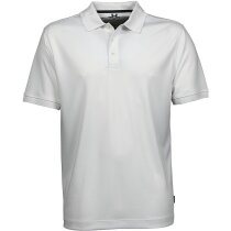 Polo unisex tejido poliester 150 gr blanco personalizado