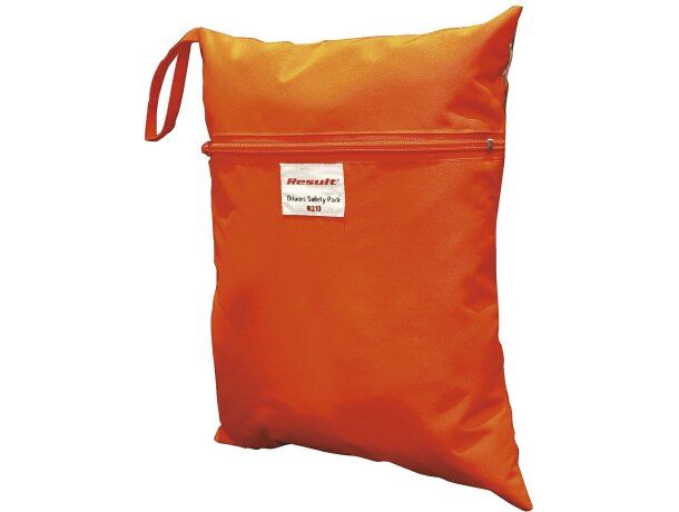 Funda para guardar chalecos de seguridad personalizada naranja fluor