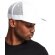 Gorra Foam Trucker visera plana Blanco detalle 1