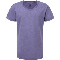 Camiseta de tejido mixto para niñas azul Camiseta de tejido mixto para niñas azul