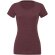 Camiseta de mujer manga corta 135 gr personalizada burdeos