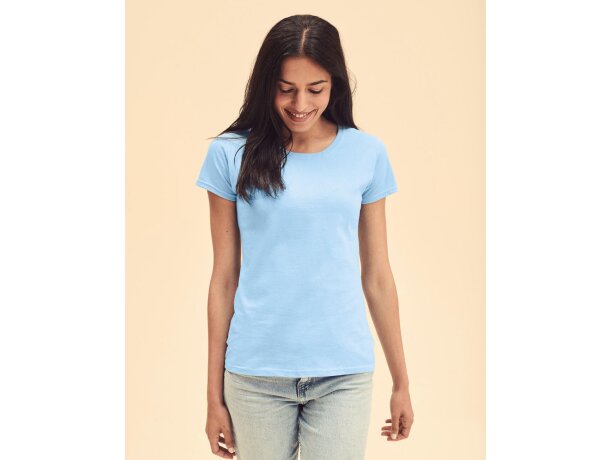 Camiseta valueweight de mujer 160 gr merchandising