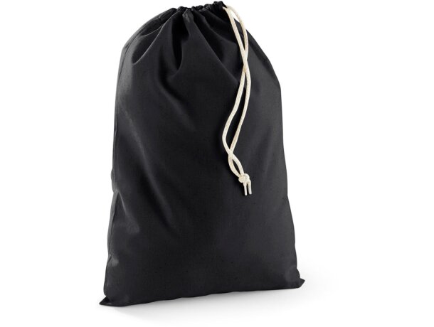Bolsas de accesorios algodón reciclado Negro detalle 1