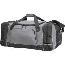 Bolsa grande de deporte gris personalizado