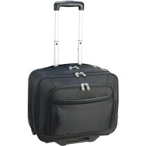 Maleta trolley para portátil con ruedas personalizada negra Maleta trolley para portátil con ruedas personalizada negra