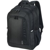 Mochila para portátil de poliéster 100% negra Mochila para portátil de poliéster 100% negra