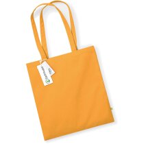 Bolsa de algodón orgánico con asas de mano largas personalizada roja Bolsa de algodón orgánico con asas de mano largas personalizada roja