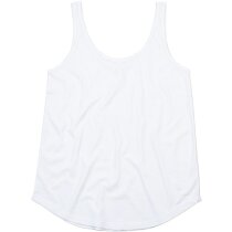 Camiseta holgada de tirantes de mujer blanca Camiseta holgada de tirantes de mujer blanca