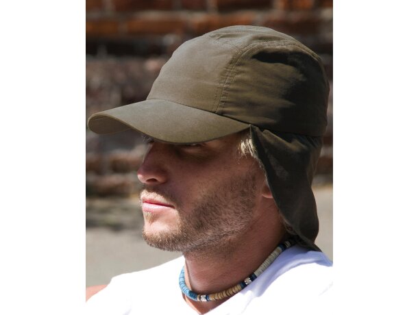 Gorra estilo legionario en algodón personalizada