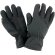 Guantes Thermal softshell negros con micropolar