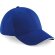 Gorra de 6 paneles ecológica Oxford azul/negro