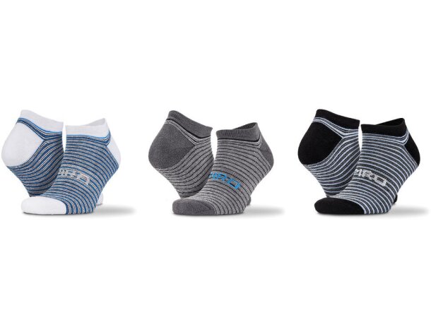 Calcetines Lollar deportivos personalizable rayas pack 3 Mezcla color 2 detalle 3
