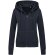 Sudadera con cremallera de mujer Azul midnight