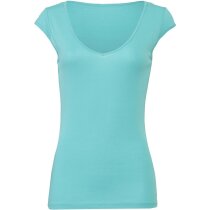 Camiseta Cuello V Sheer Camiseta Cuello V Sheer