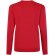 Sudadera para mujer poliéster 280 g/m2 Rojo detalle 3