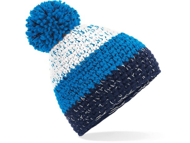 Gorro Freestyle personalizable y original con banda térmica Limón/esmeralda/negro detalle 3