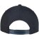 Gorra de béisbol 100% poliéster reciclado y visera patentada Marino detalle 1