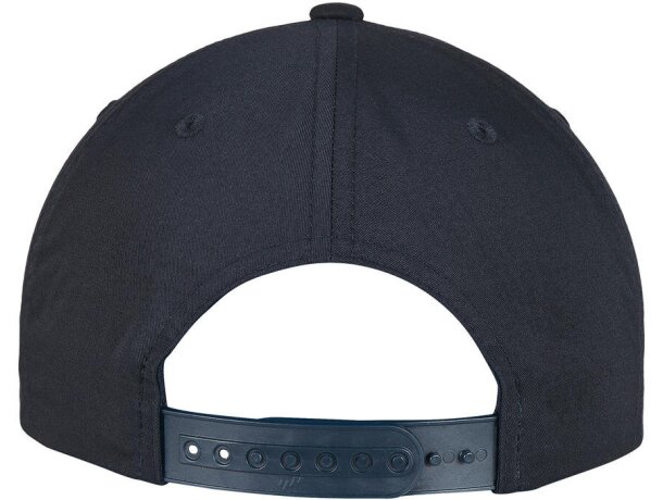 Gorra de béisbol 100% poliéster reciclado y visera patentada Marino detalle 1