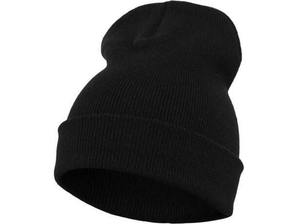 Gorro personalizado Heavyweight acrílico pescador negro unisex Gris brezo detalle 4