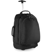 Bolsa trolley para aeropuerto con mango retráctil personalizada negra Bolsa trolley para aeropuerto con mango retráctil personalizada negra