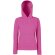 Sudadera con capucha para mujer personalizada fucsia