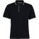 Polos de hombre personalizados algodón piqué 185 g/m2 Essential Classic Marino/blanco