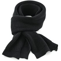 Bufanda sublimada poliacrílico negro suave Classic