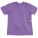 Camiseta manga corta de niños 155 gr personalizada lila
