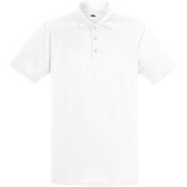 Polo técnico unisex manga corta 135 gr personalizado blanco