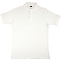 Polo unisex de tejido mixto 185 gr con logo blanco Polo unisex de tejido mixto 185 gr con logo blanco