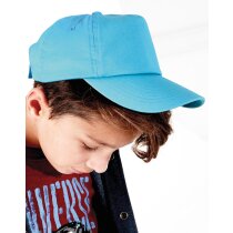 Gorra para niños en colores lisos personalizada blanca barata