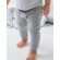 Pantalón bebé promocional para niños en viscosa. algodón orgánico 200 g/m2 Gris escarchado detalle 4