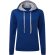 Sudadera con capucha poliéster polar 280 g/m2 Azul oxford marl/marino