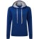 Sudadera con Capucha En contraste mujer Azul oxford marl/marino