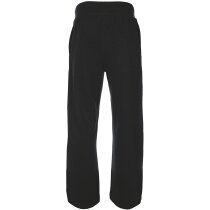 Pantalón de deporte con cordón ajustable personalizado negro Pantalón de deporte con cordón ajustable personalizado negro