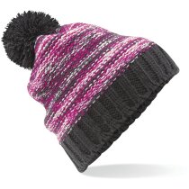 Gorro acabado lana para el frío y decorado personalizado gris Gorro acabado lana para el frío y decorado personalizado gris