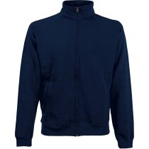 Chaqueta sudadera cuello alto personalizada blanca Chaqueta sudadera cuello alto personalizada blanca