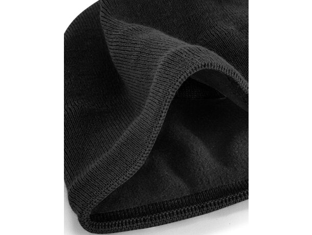 Gorro de tejido ligero Negro detalle 1